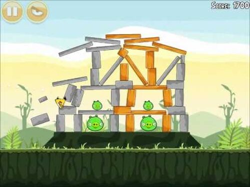 Official Angry Birds Walkthrough Poached Eggs 2-13