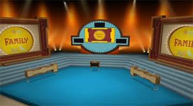 family feud red set