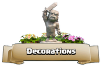 clash of clans decoration ideas