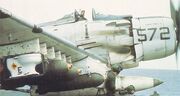 A-1H VA-25 CVA-41bomb
