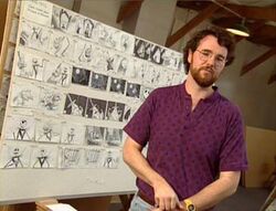 Joe storyboarding