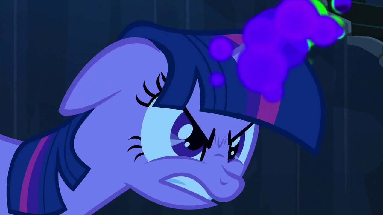 Image Twilight beginning dark magic on door S3E2.png My Little Pony