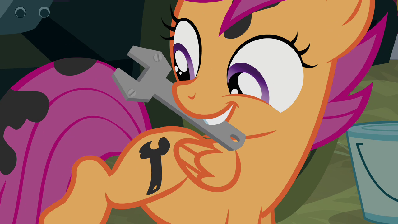 [Bild: Scootaloo_with_wrench_%27cutie_mark%27_S3E04.png]