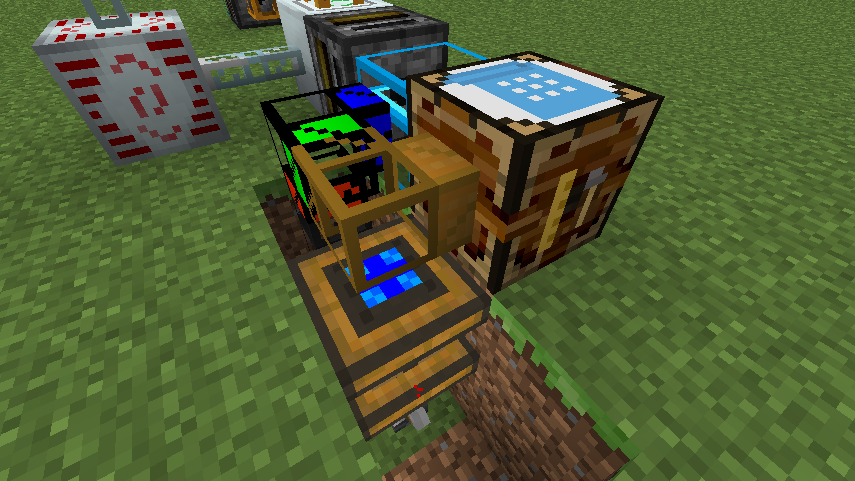 Wooden Pipe On Automatic Crafting Table Wooden Pipe On Automatic Crafting Table
