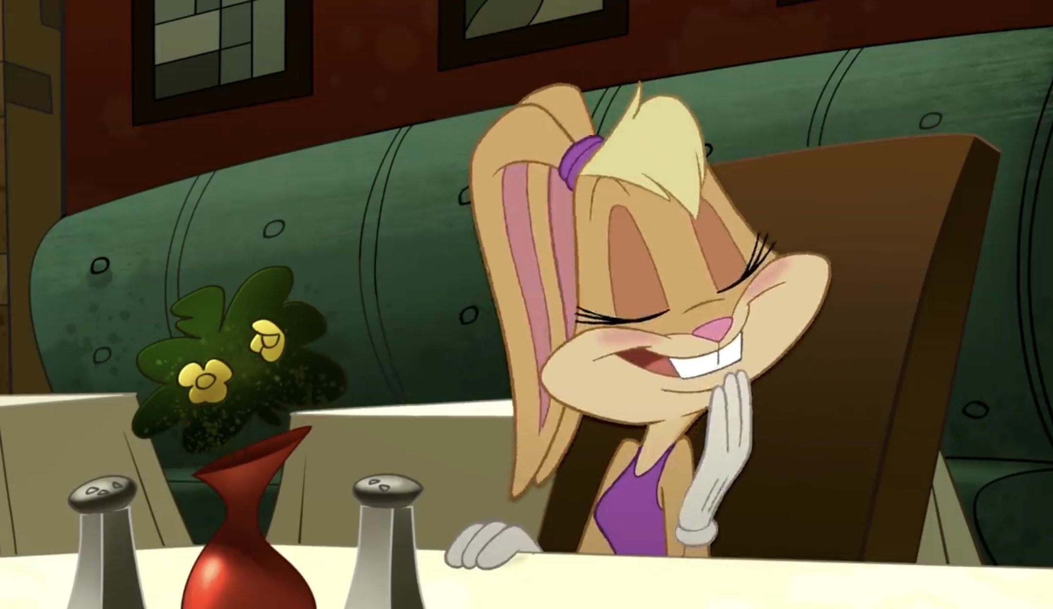 Image Lola Blushing The Looney Tunes Show Wiki The Looney Tunes Show Bugs Bunny