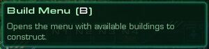 Info buildmenu
