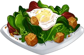 Recipe-Poached Egg Salad
