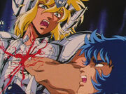 Ikki vs Hyoga