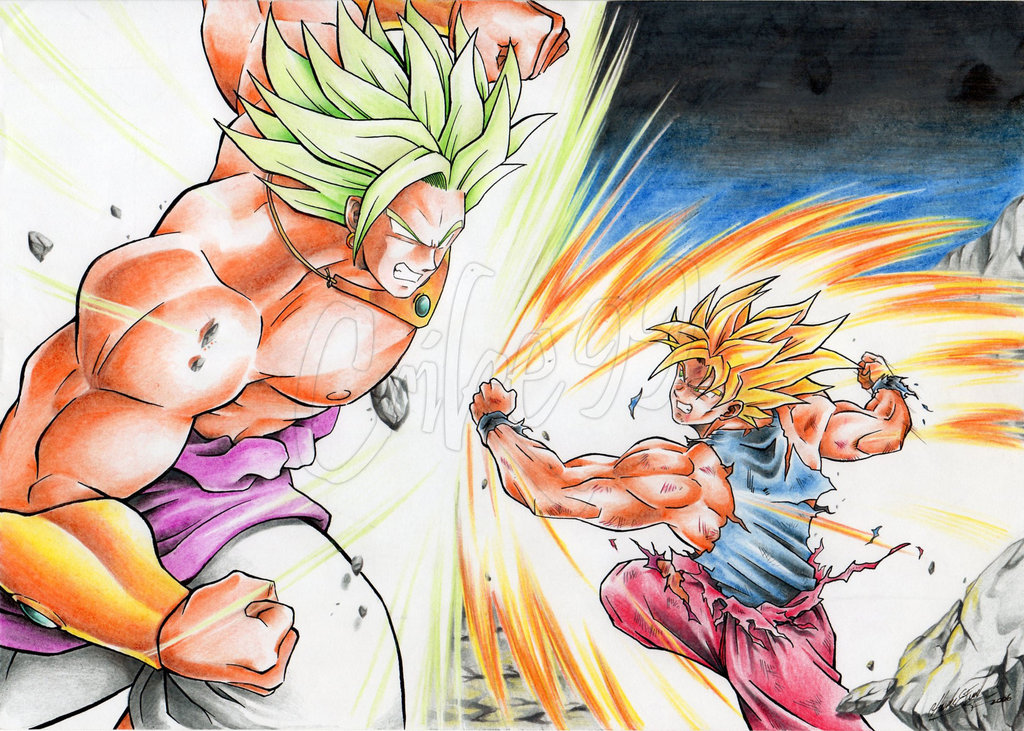 Goku Vs Broly Dragon Ball Z Fan Art Fanpop My Xxx Hot Girl 