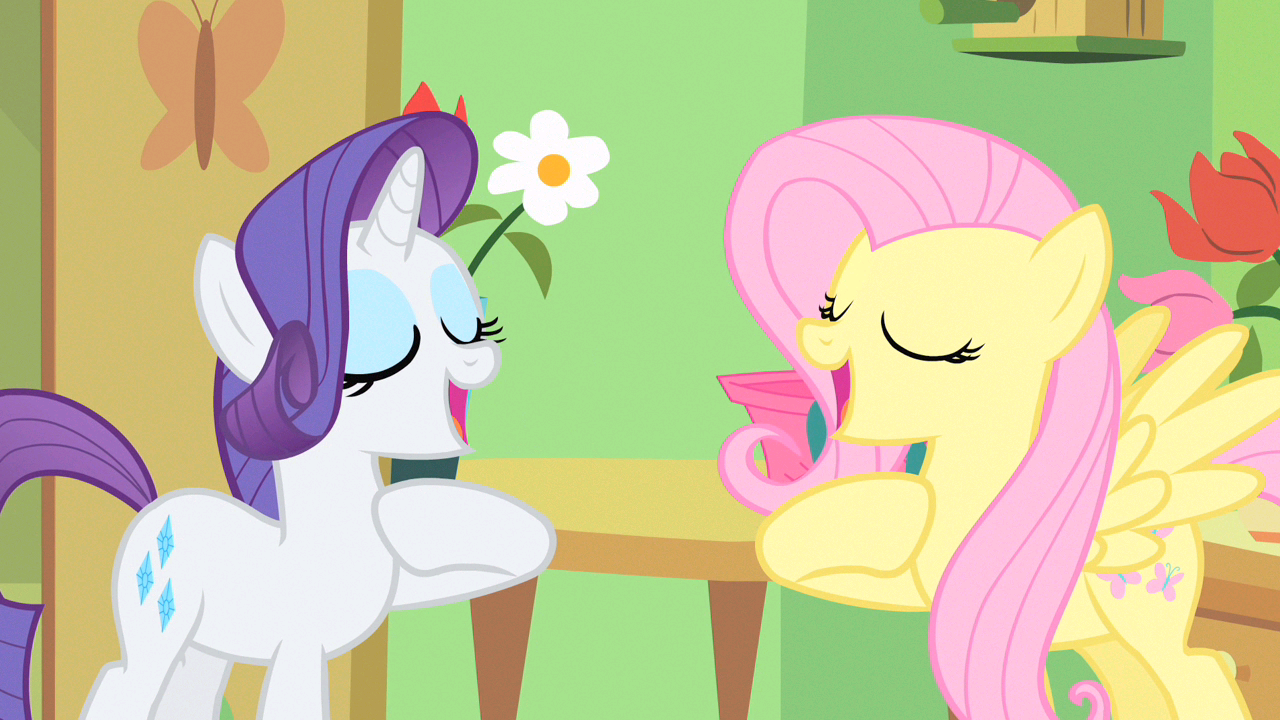 rarity e fluttershy