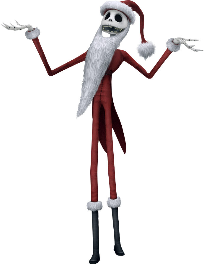 poseable jack skellington santa