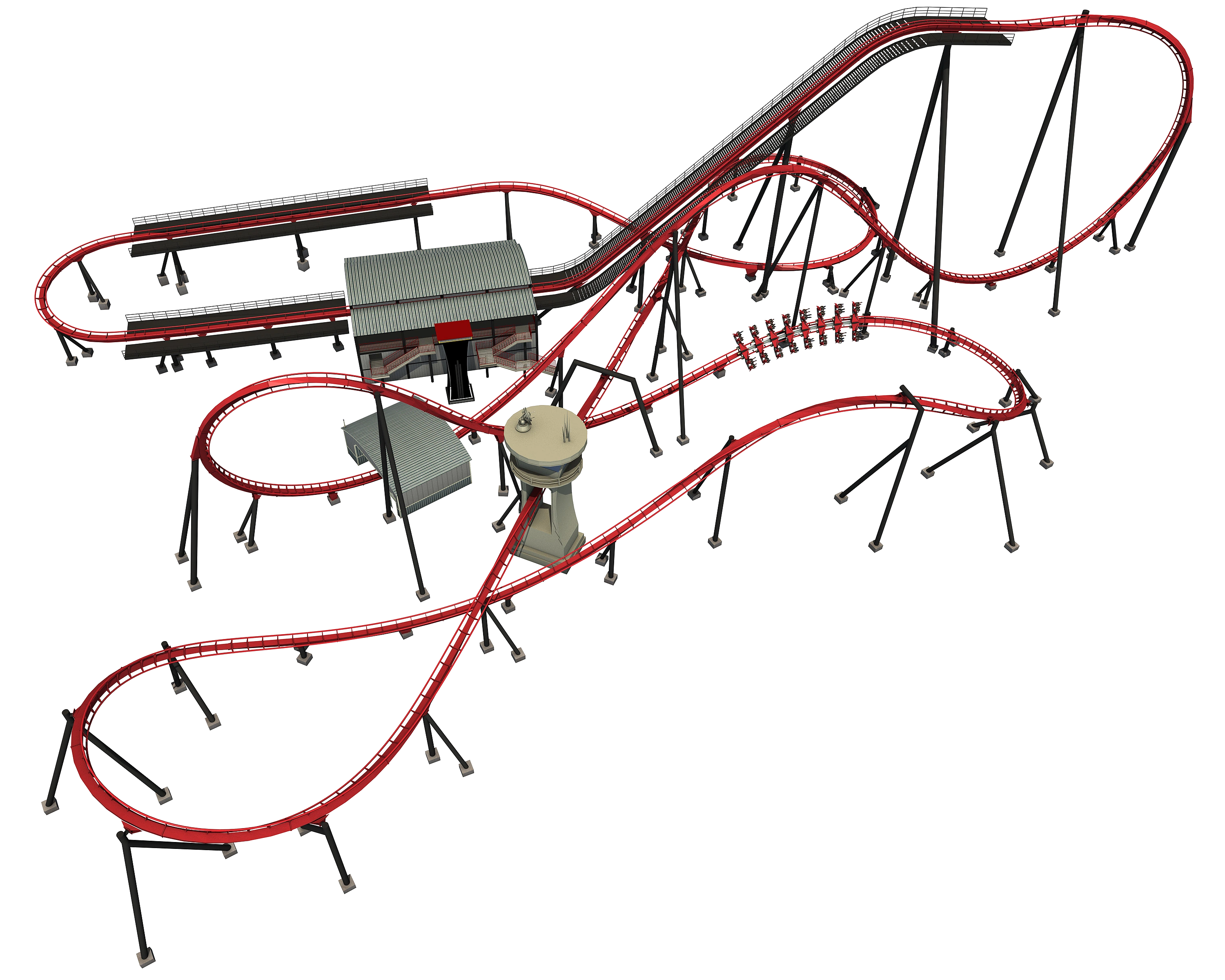 XFlight (Six Flags Great America) Coasterpedia The Roller Coaster Wiki