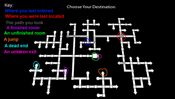 Antichamber map explained