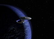 Enterprise bei Sternenbasis 6