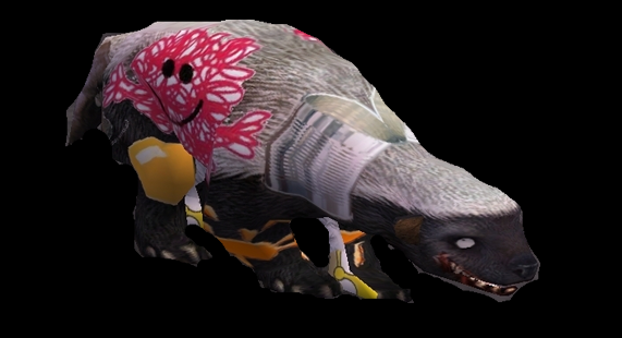 The Garbage Ratel is an animal from the Made up Madness expansion pack.