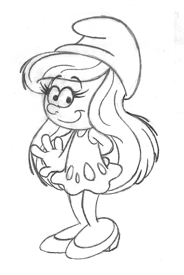 smurfette and vexy coloring pages - photo #29