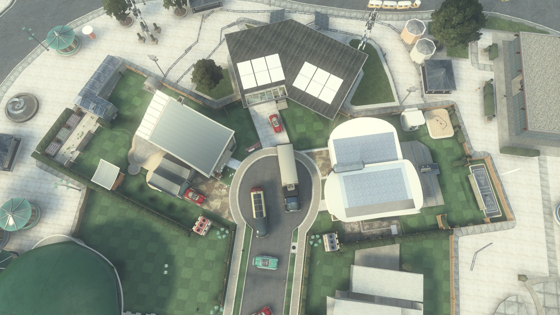 Image Nuketown 2025 Aerial View BOII.jpg The Call of Duty Wiki