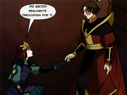 Suki preocupada por Zuko