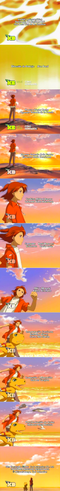Créditos de doblaje de Digimon Data Squad