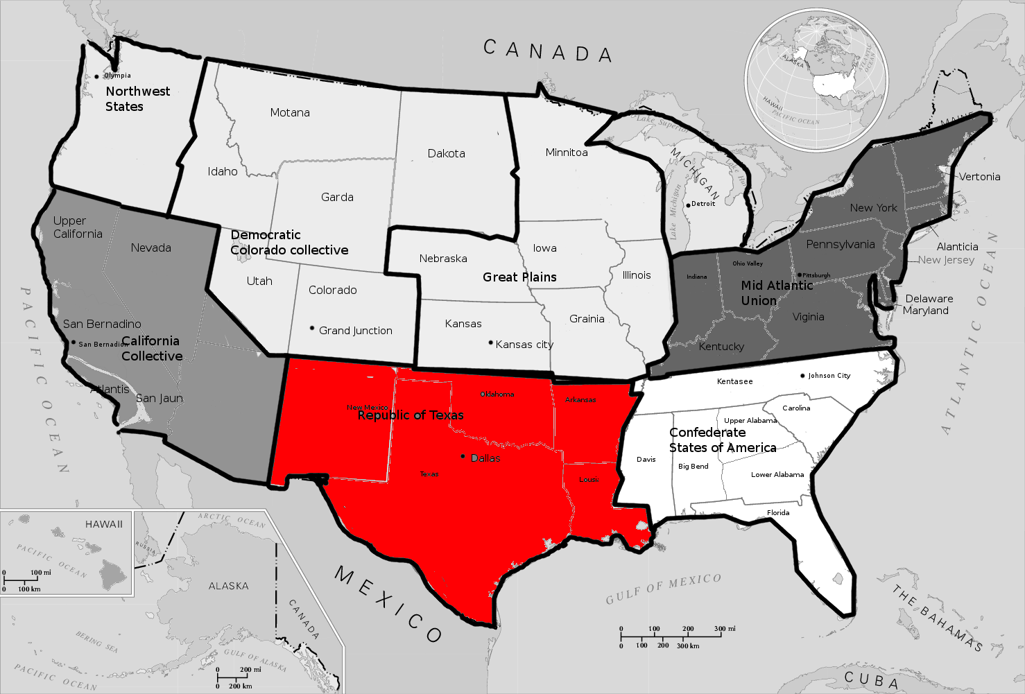 The Republic Of Texas 2001 The Begining Of The End Alternative History