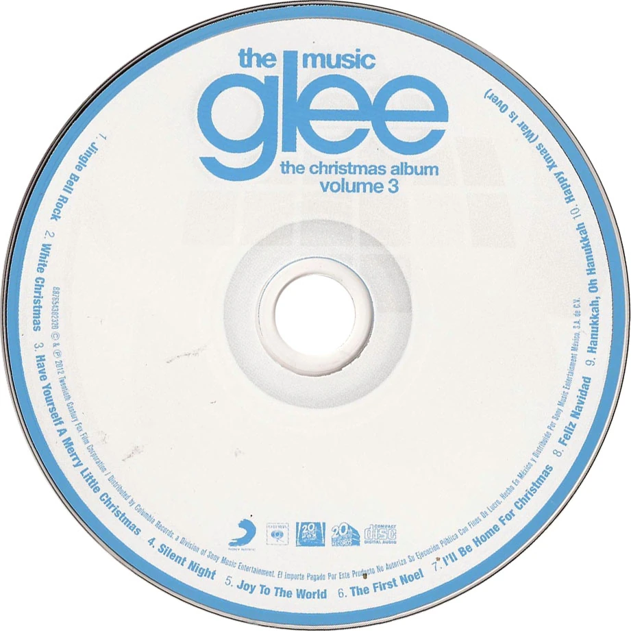 Image Bso Glee, The Music The Christmas Album Volume 3Cd.jpg Glee