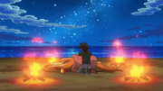Ash Charizard frozen