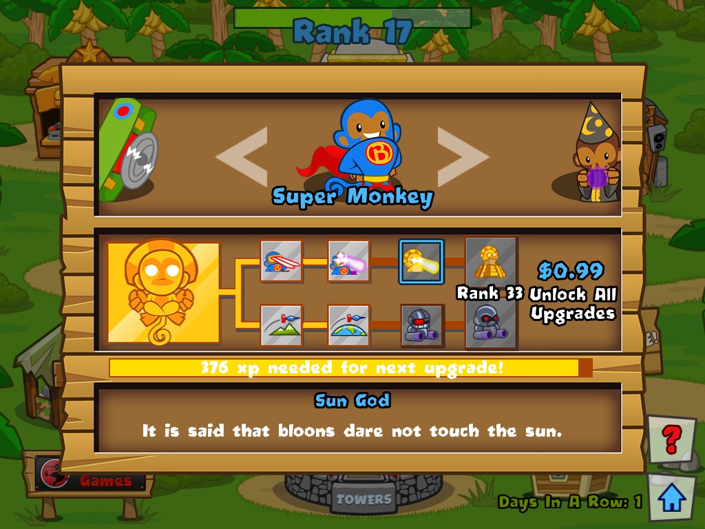 how to automatically click an upgrade on bloons td5