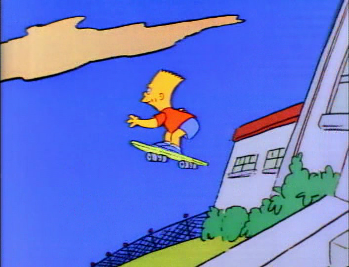 the simpsons bart fly