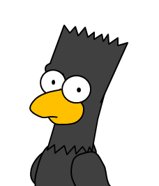 bart simpson the raven