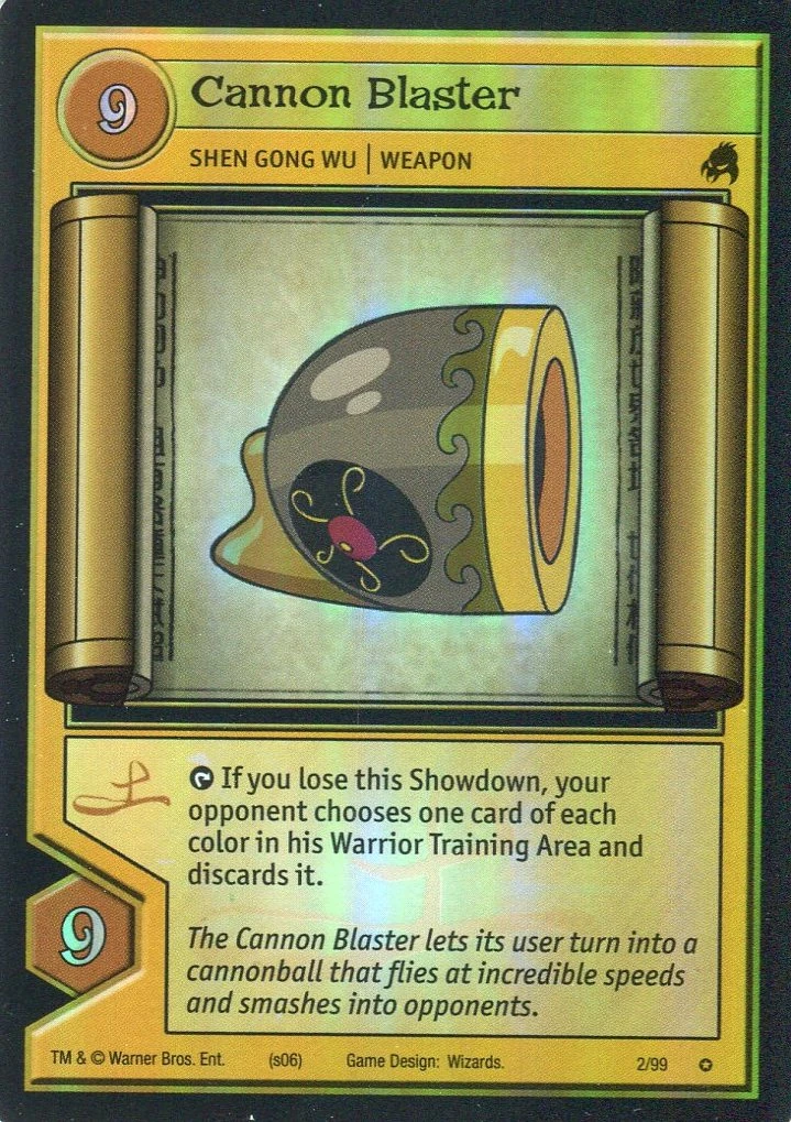 Image TCG Cannon Blaster.jpg Xiaolinpedia, the free Xiaolin