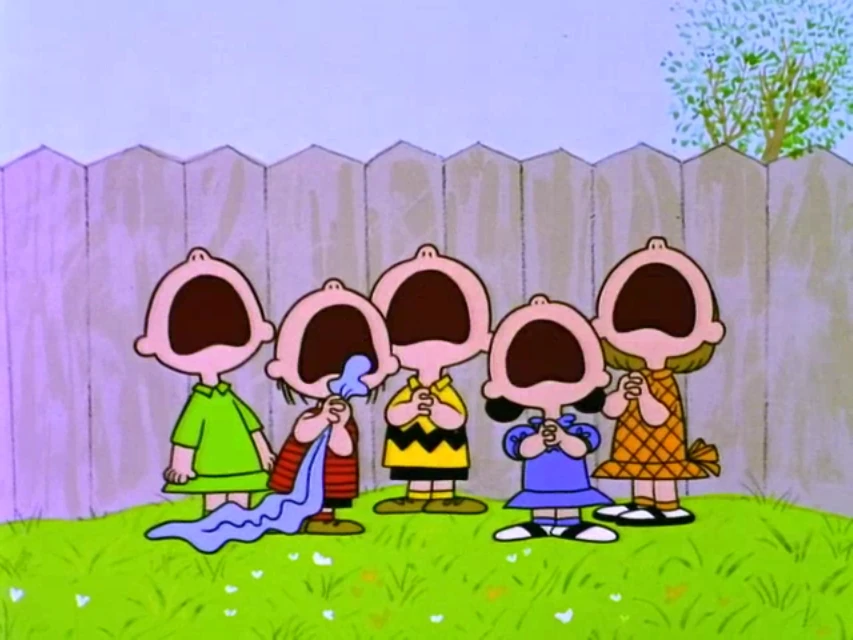 Image Violet, Linus, Charlie, Lucy, and Patty.JPG Peanuts Wiki