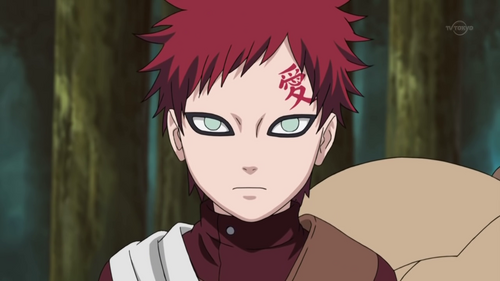 Kid Gaara holding Teddy Bear PNG Image