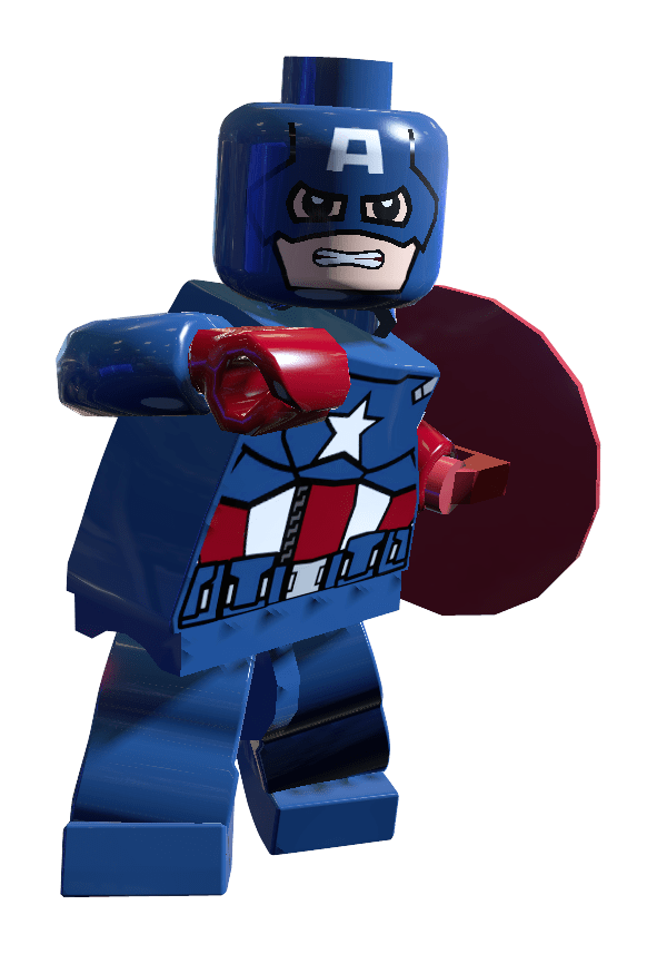 captain america lego guy