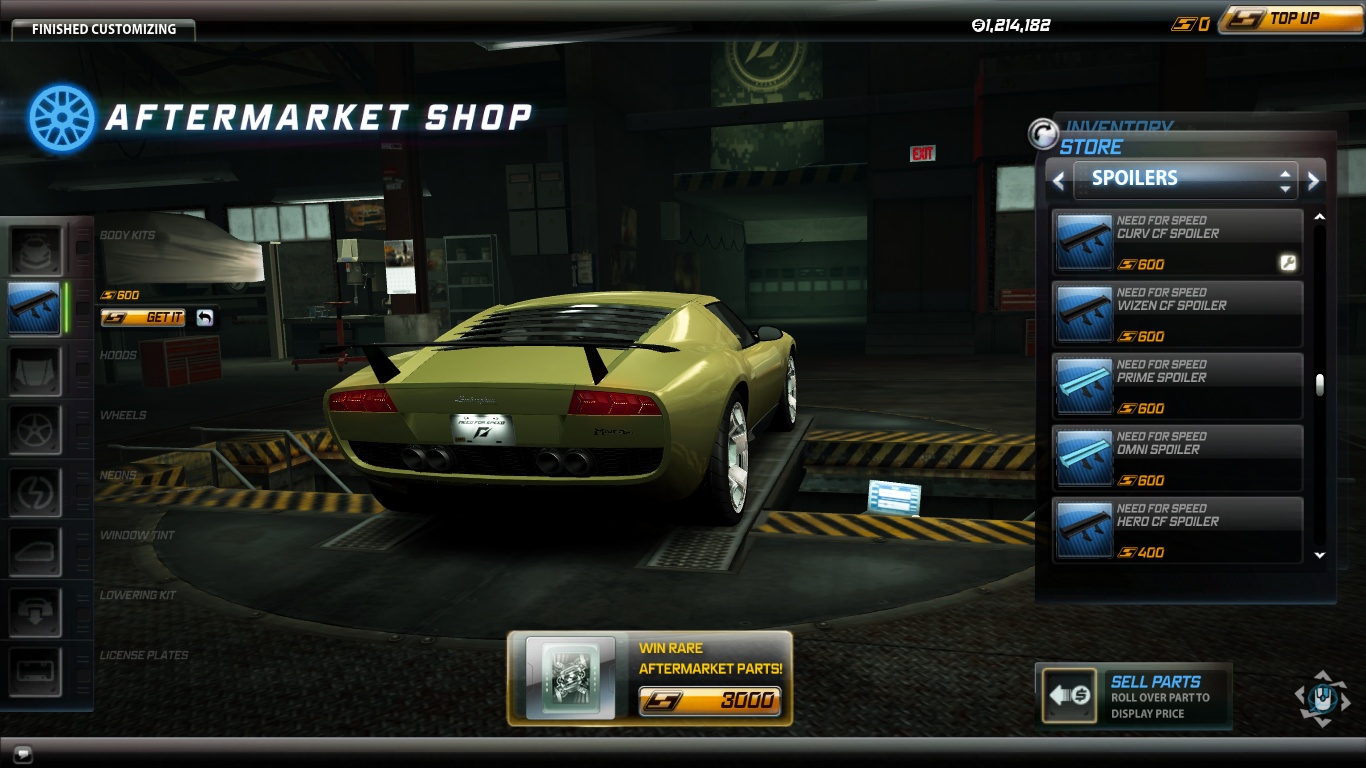 Image - Spoiler Lamborghini Miura (Concept) Curv CF R - NFS 