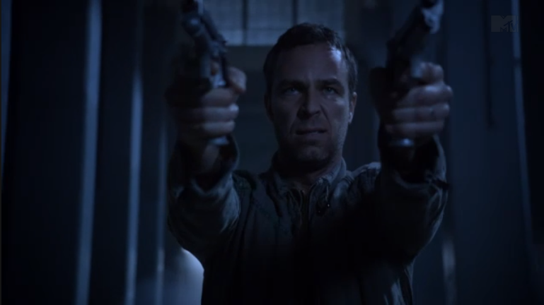  - Teen_Wolf_Season_3_Episode_9_The_Girl_Who_Knew_Too_Much_JR_Bourne_Chris_Argent_tries_to_shoot_The_Darach
