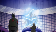 Mabui enviando A e Tsunade para a batalha
