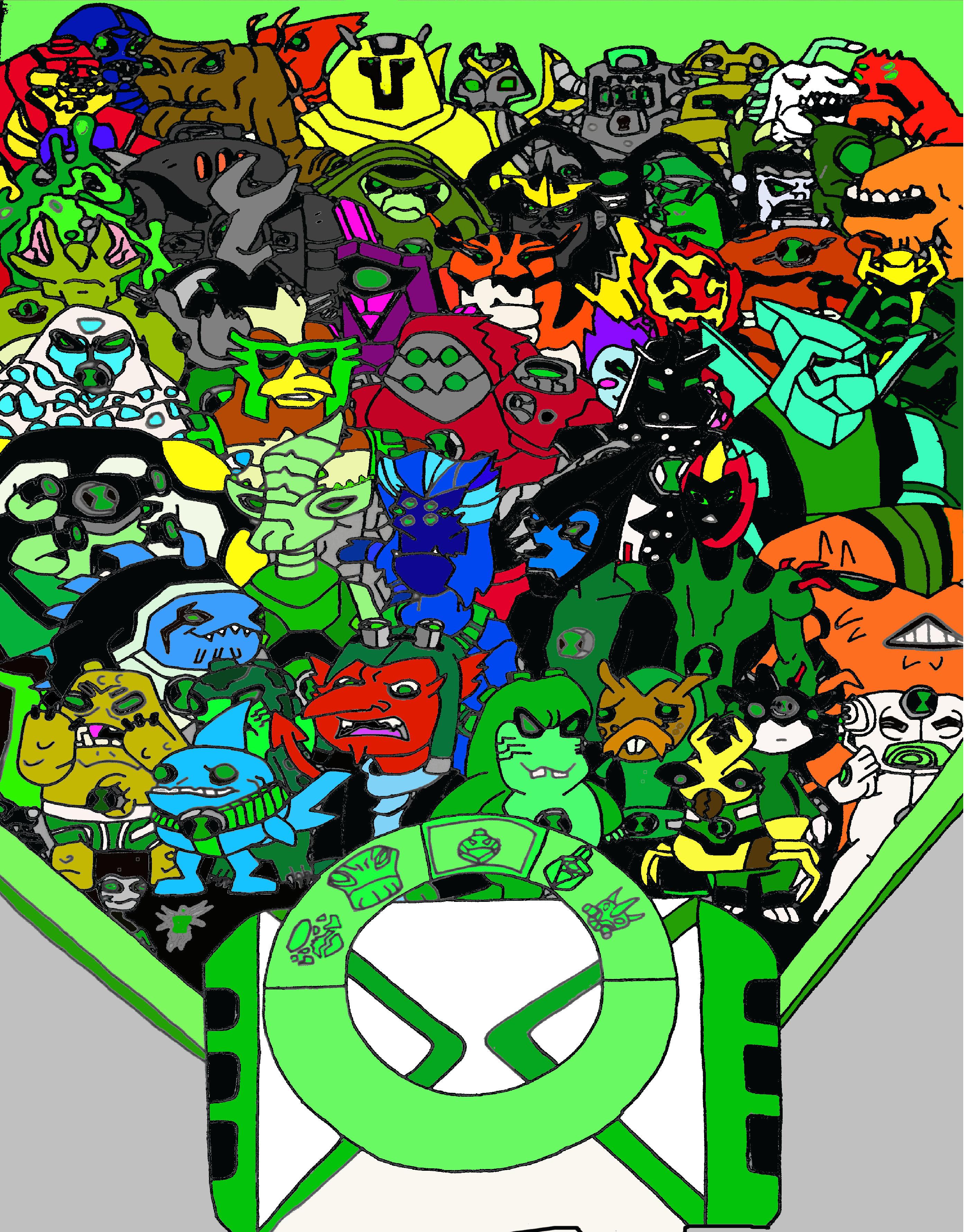 ben 10 omniverse characters names and pictures