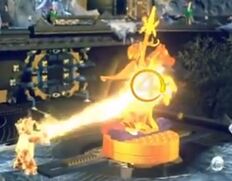 human torch lego