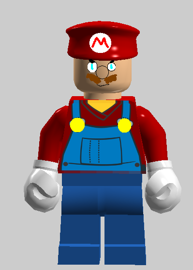 lego mario custom characters