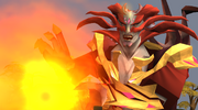 Zamorak attacking Saradomin