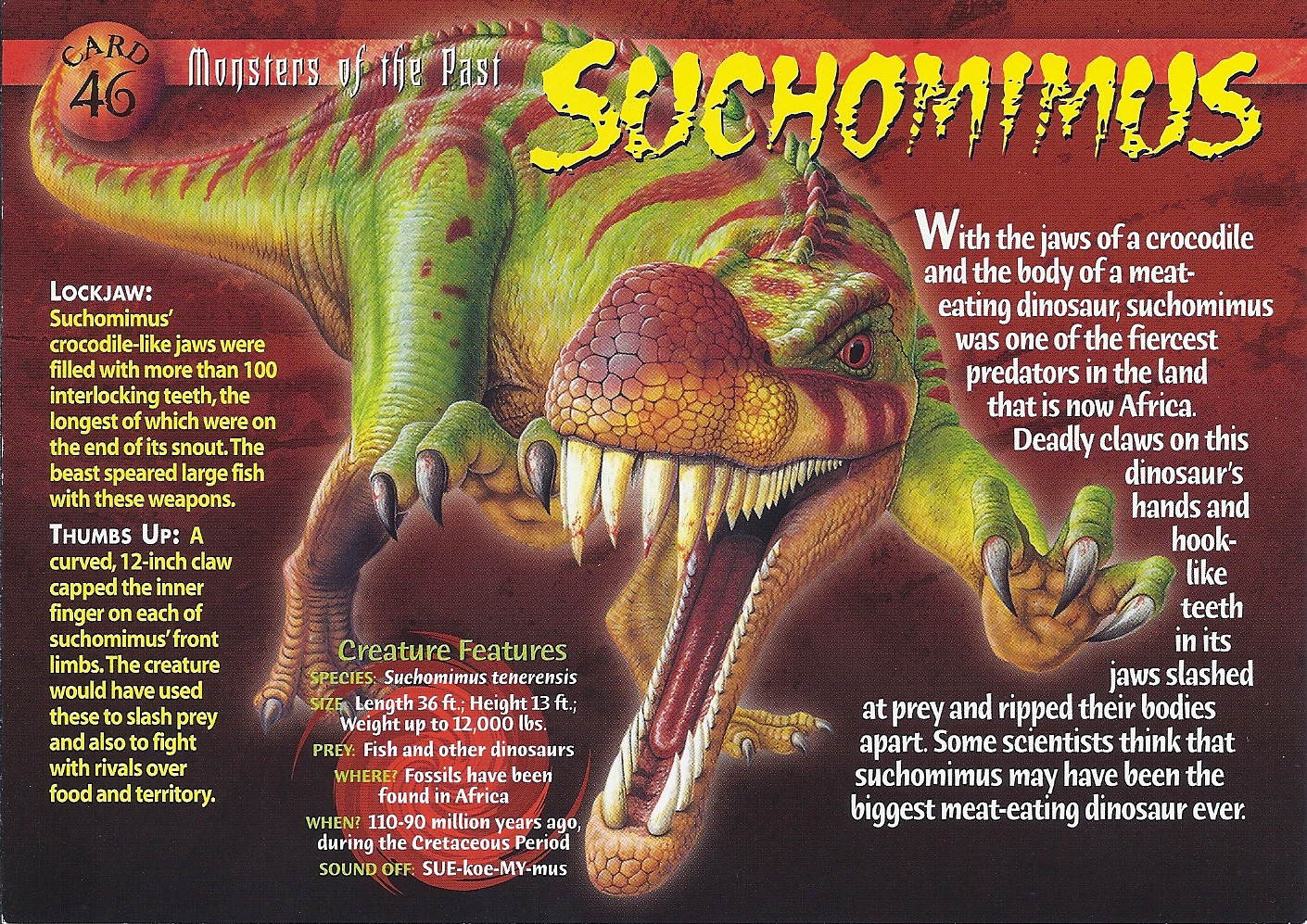 camp cretaceous suchomimus