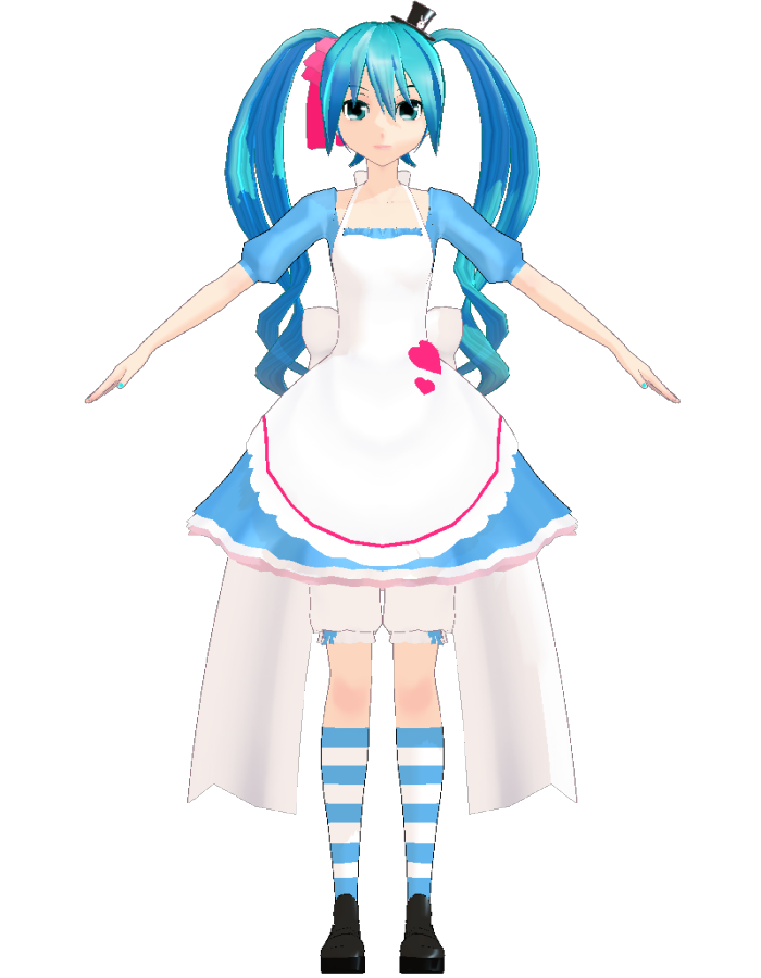 hatsune miku alice in wonderland figure