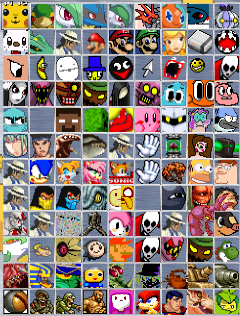 InvincibleMugenGuy2013's Mugen Characters