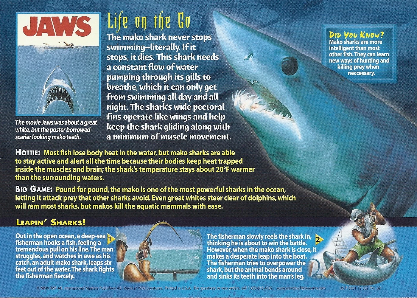 Mako Shark Wierd N'wild Creatures Wiki