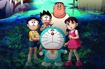 Nonton Doraemon: Nobita and the Green Giant Legend 2008