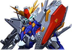 The RX-105 Xi Gundam as it appears in SD Gundam G Generation World and SD Gundam G Generation Overworld