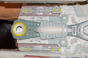 USS Bradford, close-up detail of the aft dorsal side