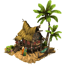 can a fishing hut be plundered forge of empires