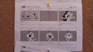 Nicole no Storyboard de As Férias
