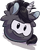Puffle Unicornio Negro